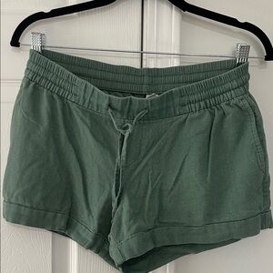 Green Women's Shorts 3” inseam